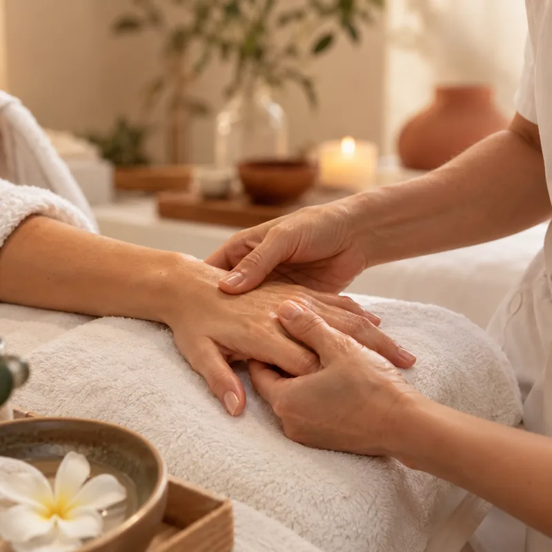Imagem ilustrativa de massagem relaxante