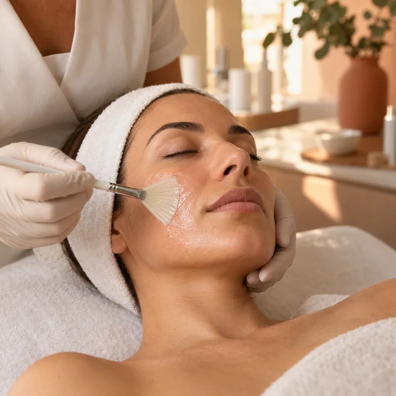 Imagem ilustrativa de peeling químico